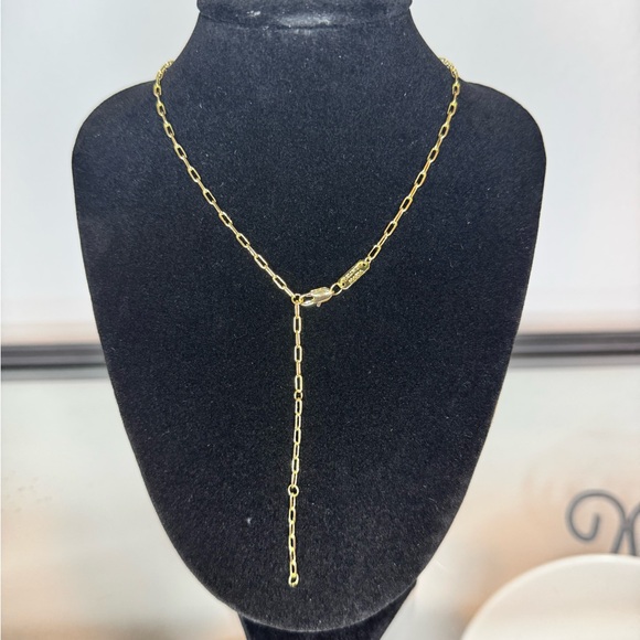 NWT Melinda Maria Drop of Perfection Gold/White Diamondettes - Picture 5 of 5